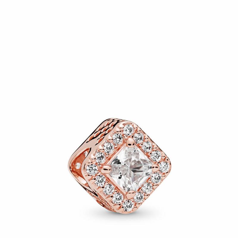 PANDORA Rose™ Geometric Radiance Charm Clearance NZ (749052-SIE)